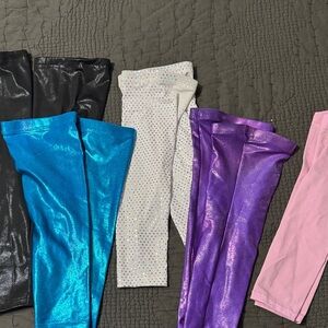 Shimmering Women's Arm Sleeves Set - Black, Blue, White, Purple, Pink